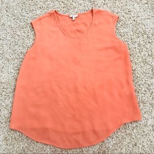 CLEAR OUT SALE Joie Silk Peach Sleeveless Blouse S